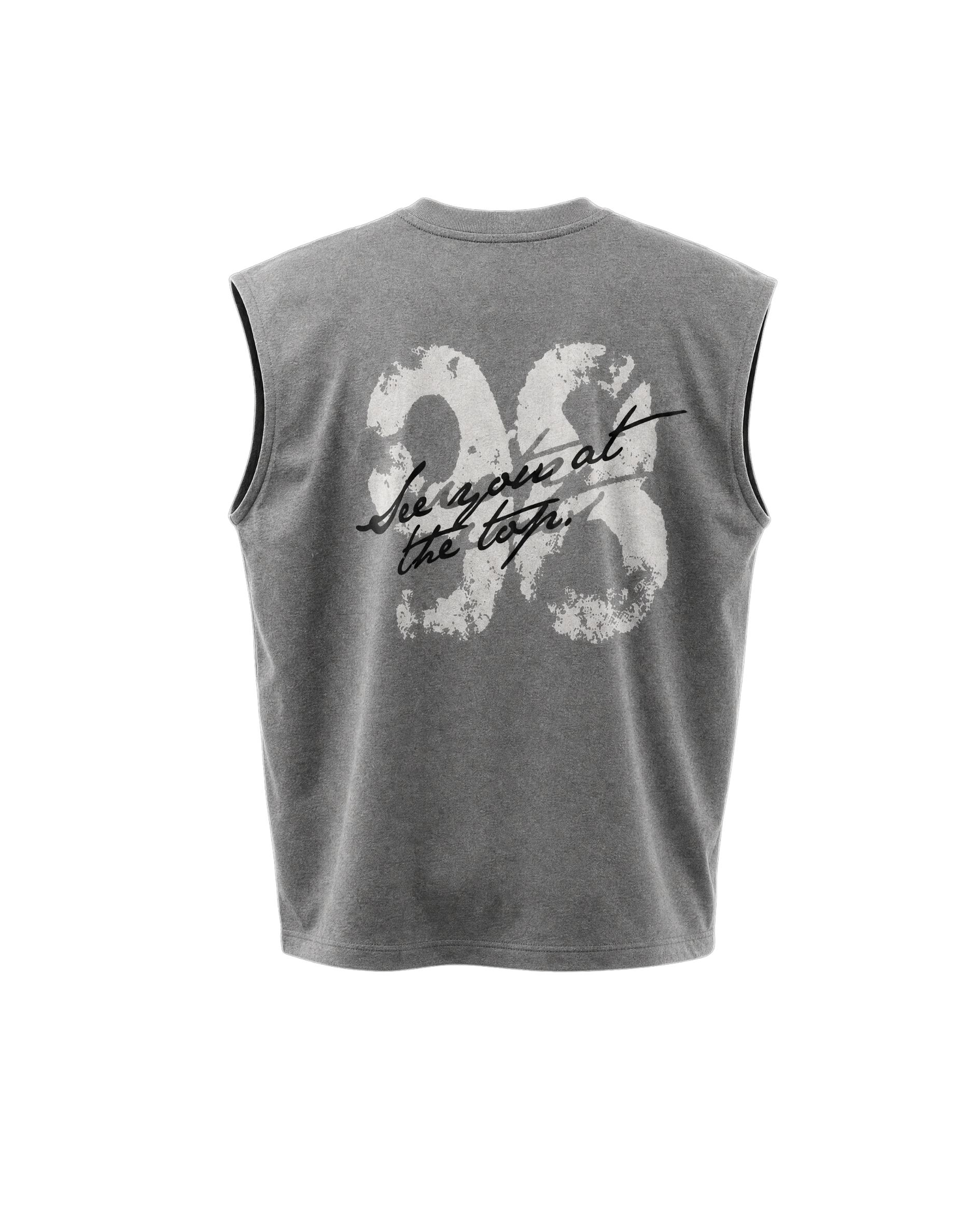 STONE GREY MUSCLE T