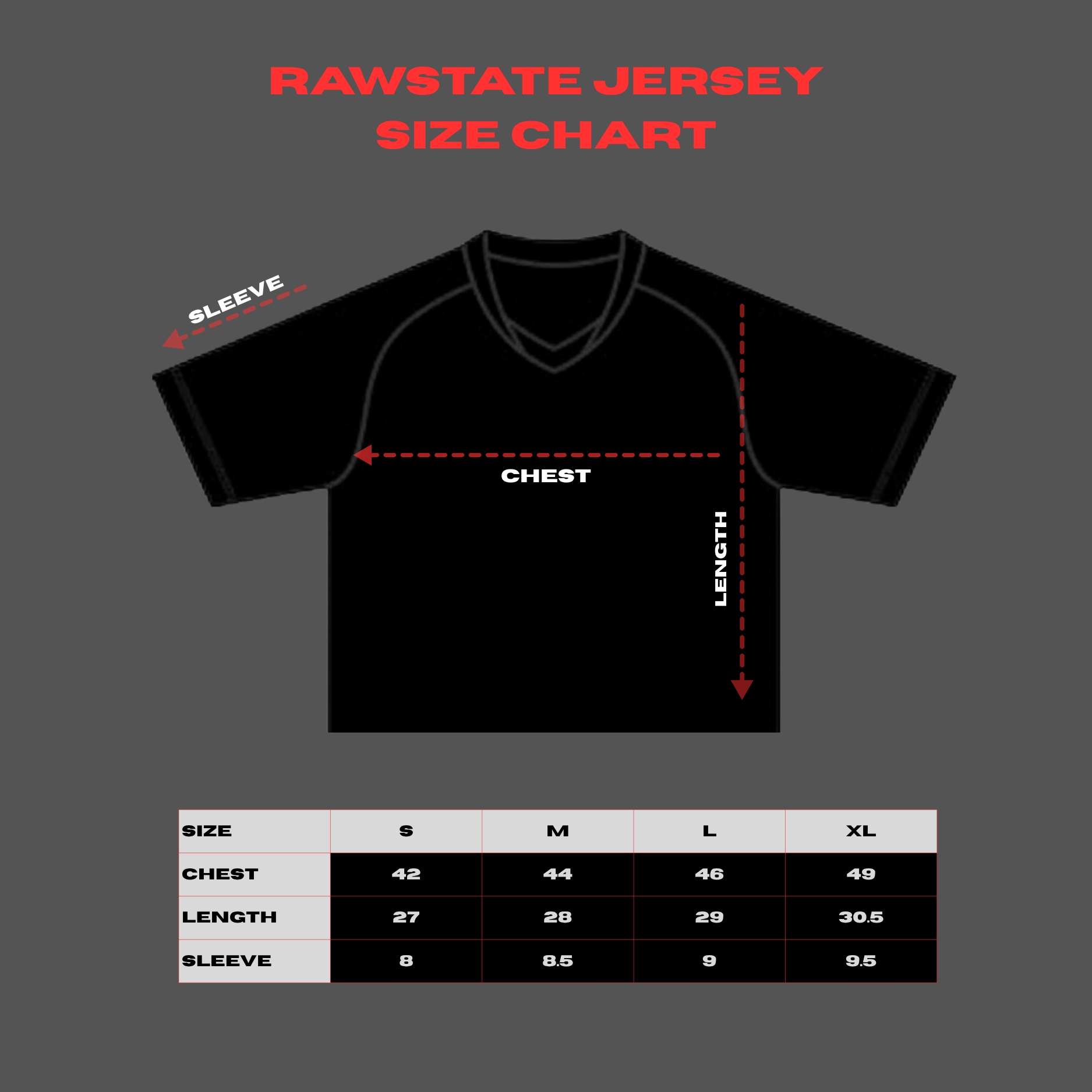 RAW SHADOW JERSEY