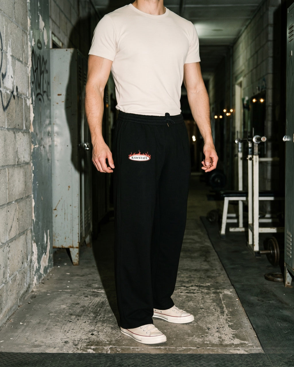 RAW BLACK ESSENTIAL JOGGERS