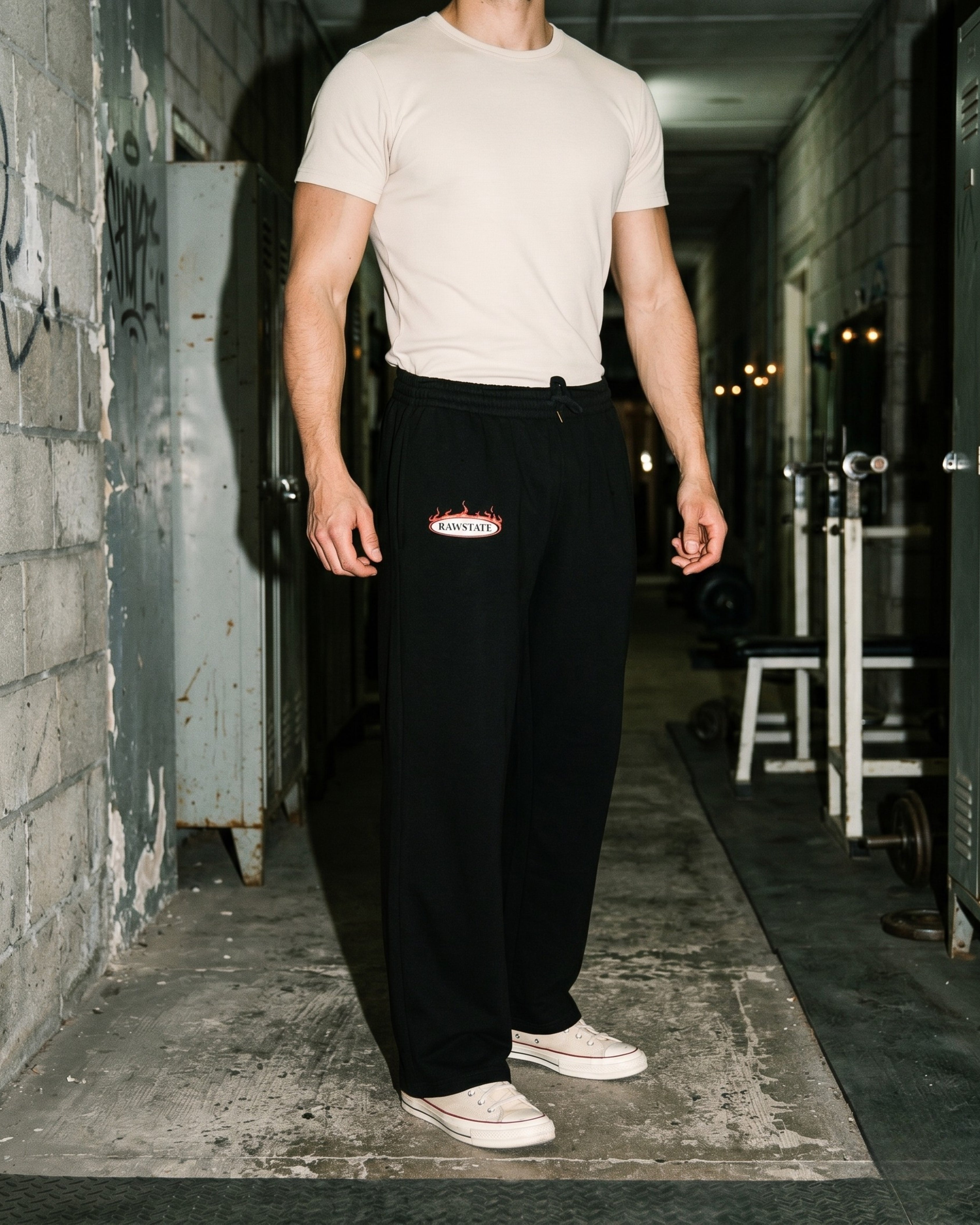 RAW BLACK ESSENTIAL JOGGERS